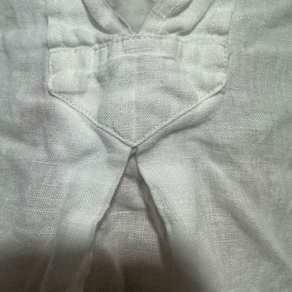 Nili Lotan Emma Shirt 100% Linen EUC Size M Minimalist Quiet Luxury - Picture 4 of 6